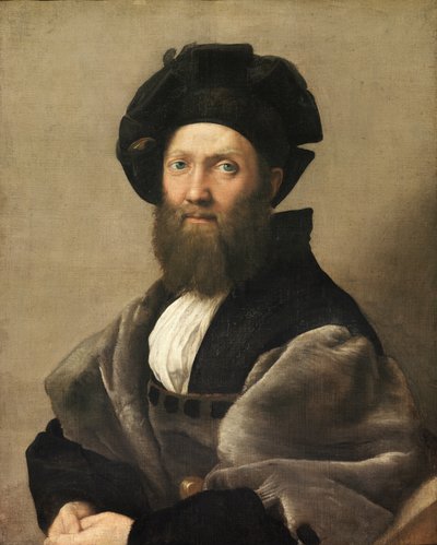 Ritratto di Baldassare Castiglione da Raffaello Sanzio Raphael